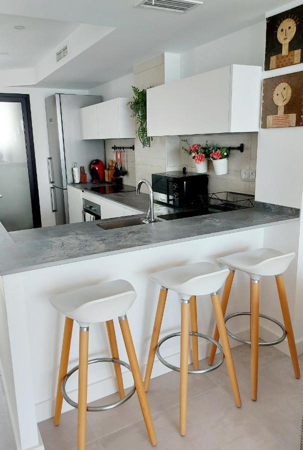 Exclusif Appartement En 1Er Ligne, Vue Imprenable, Piscine, Parking Prive A Playa Mucha Vista, Alicante เอลกัมเปโญ ภายนอก รูปภาพ
