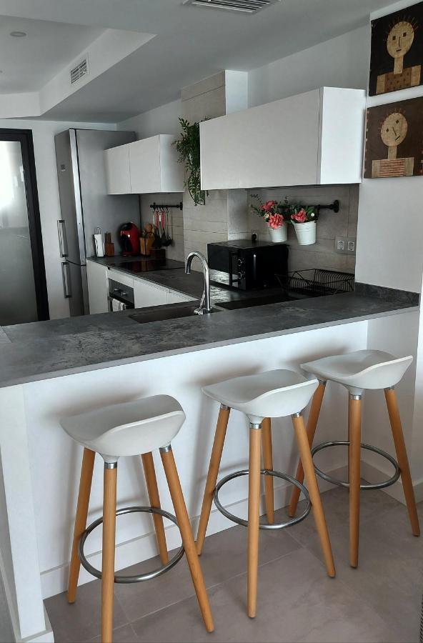 Exclusif Appartement En 1Er Ligne, Vue Imprenable, Piscine, Parking Prive A Playa Mucha Vista, Alicante เอลกัมเปโญ ภายนอก รูปภาพ